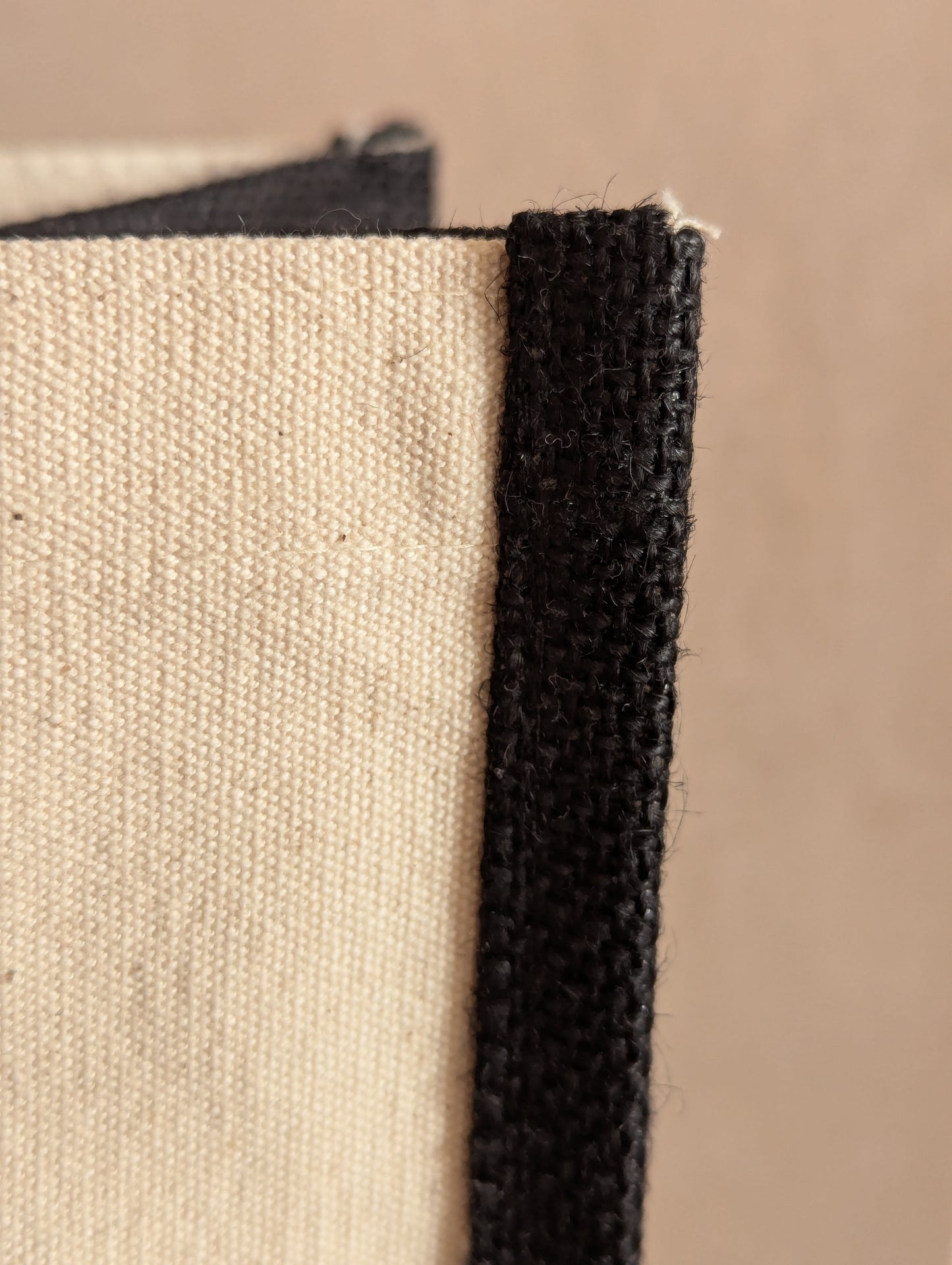 The Antiques Club Jute & Canvas Tote Bag because nothing new is worth the hunt
