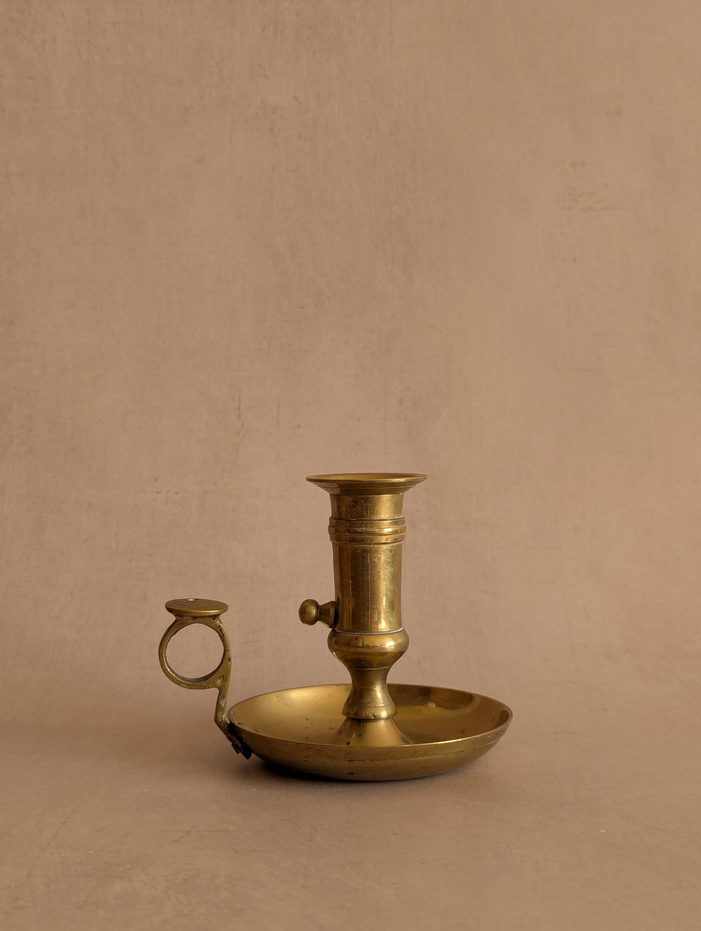 vintage solid brass push up ejector chamberstick wee willy winky candle holder