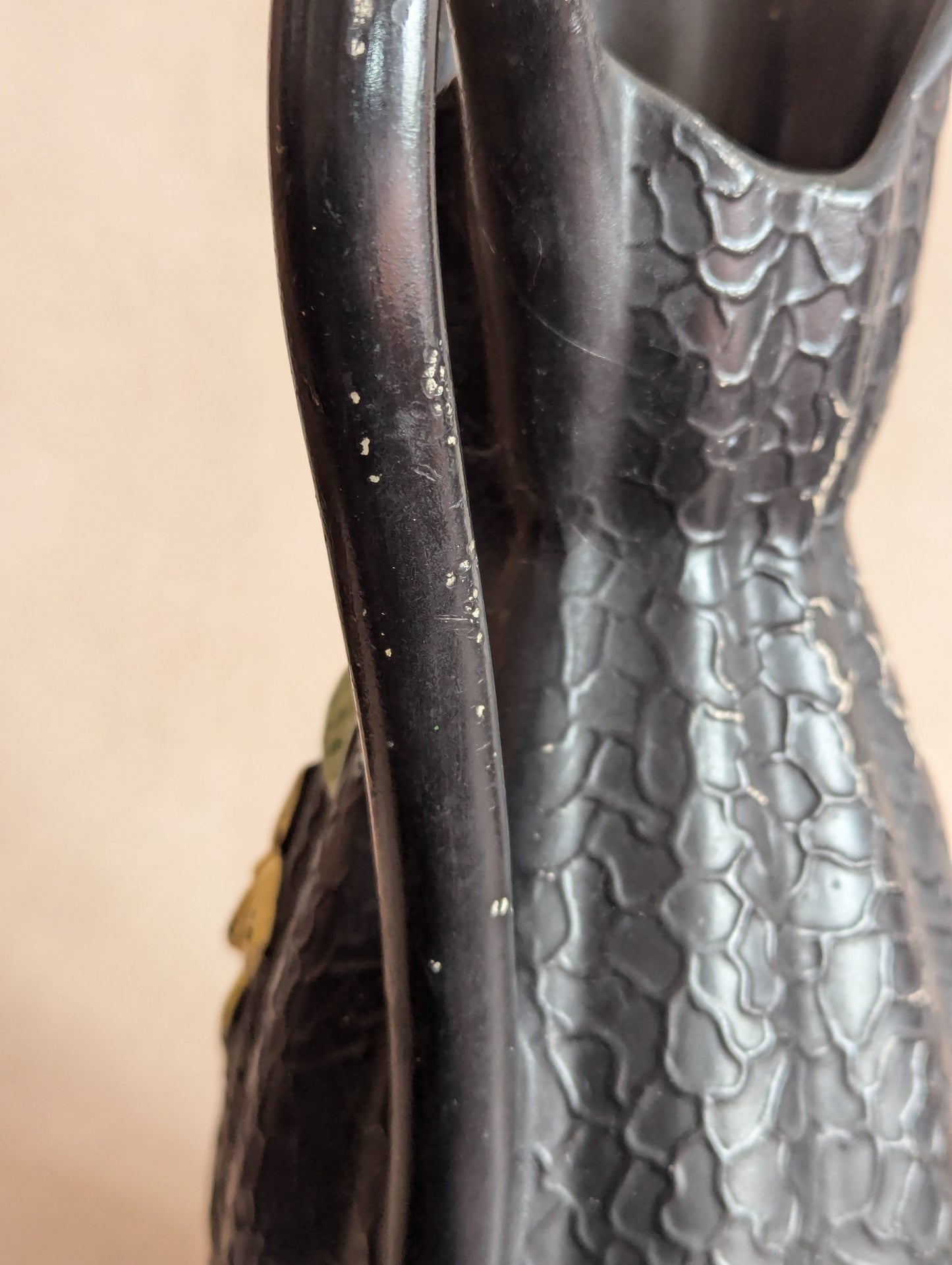 Brentleigh Ware Clermont Rose Black and Yellow Jug Vase