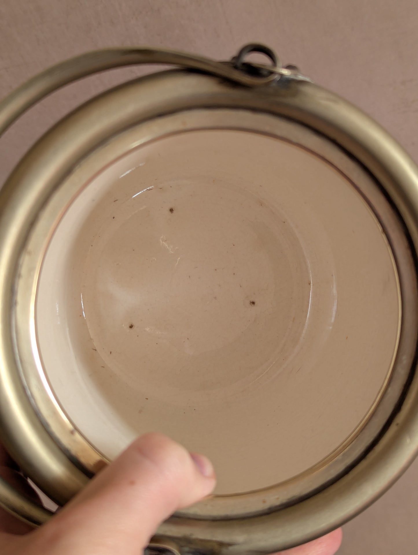 Oak & Silver English Biscuit Barrel or Tobacco Jar