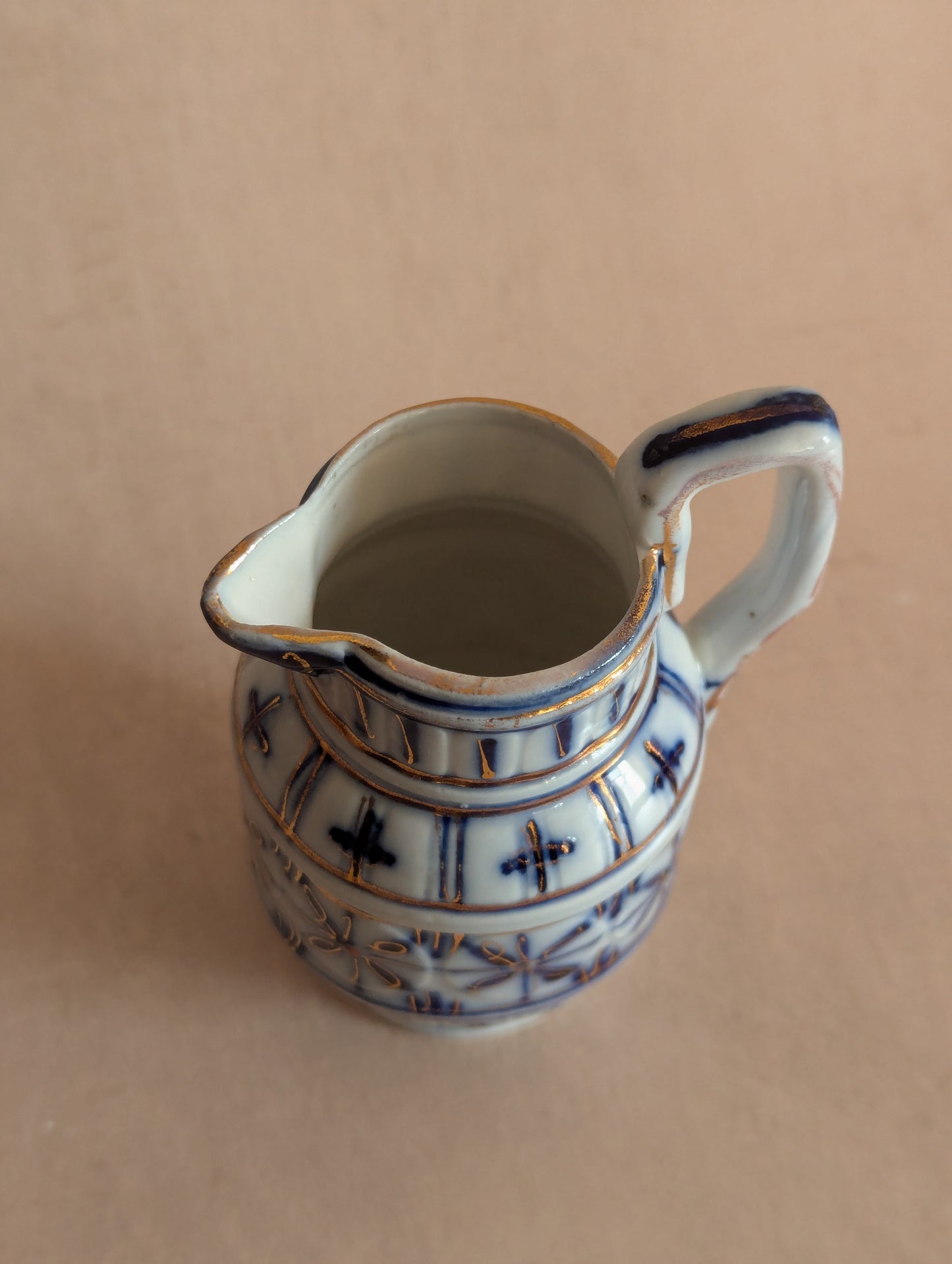 Hand-Painted Early 20th Century Miniature Barrel Jug