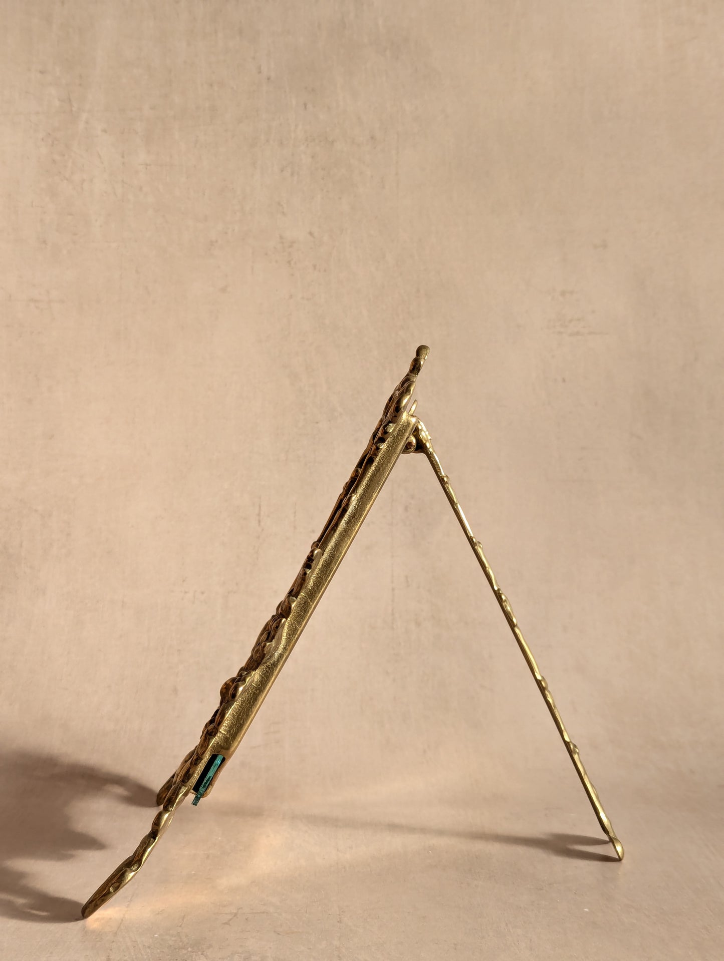 Ornate Baroque Brass Standing Photo Frame