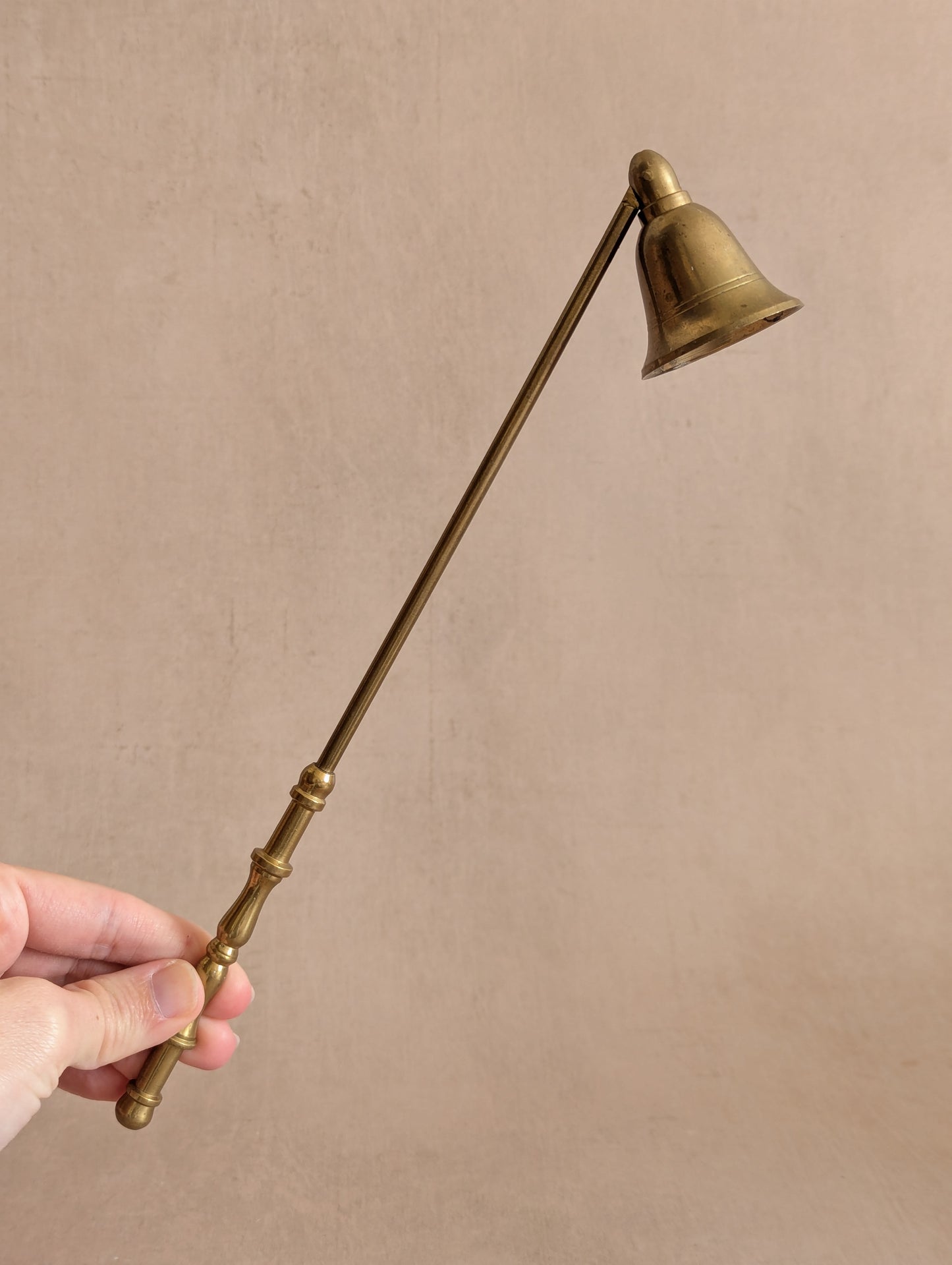 Solid Brass Feminine Bell Shaped Snuffer