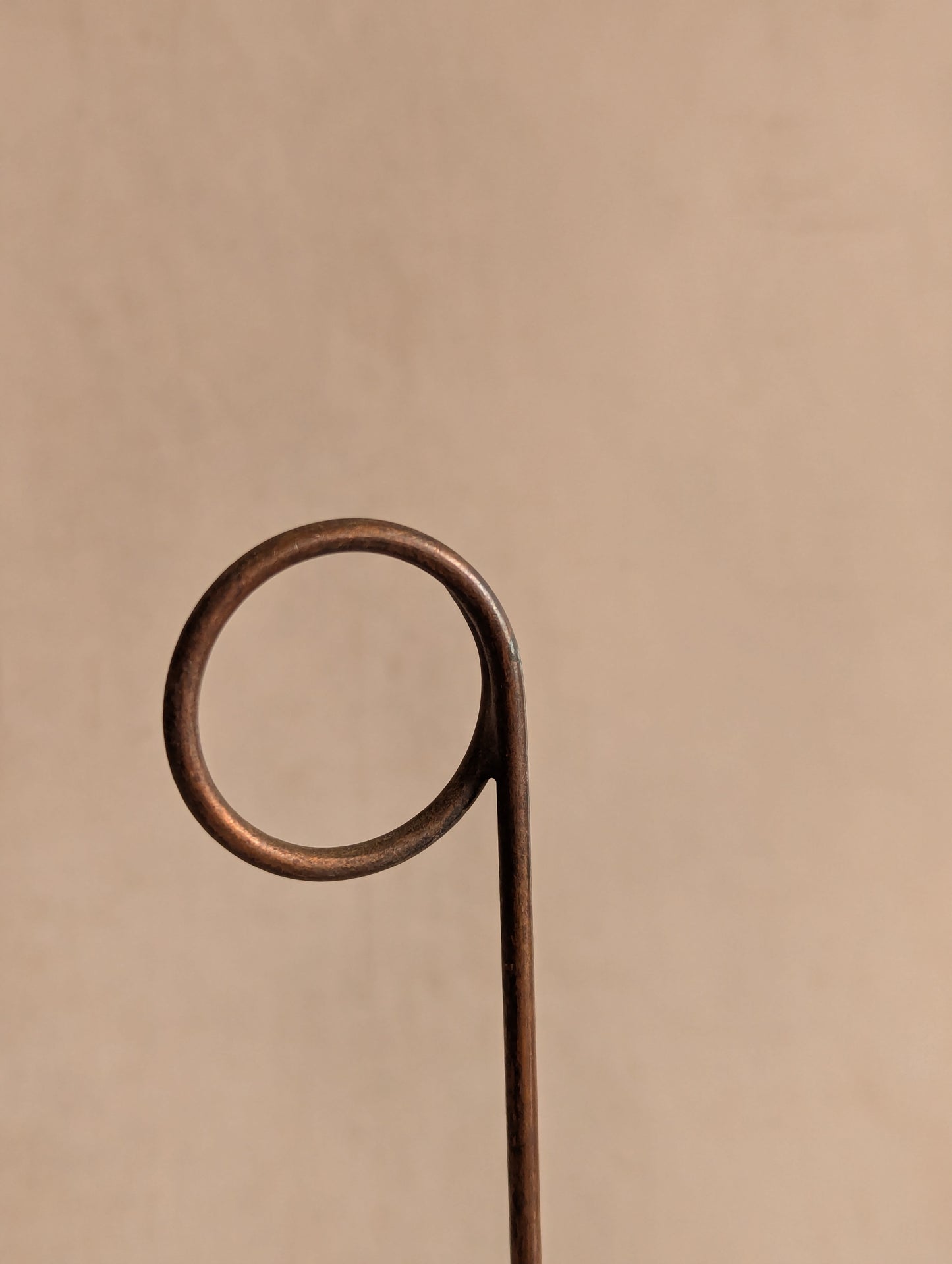 Standing Trumpet Short Bronze Candle Snuffer