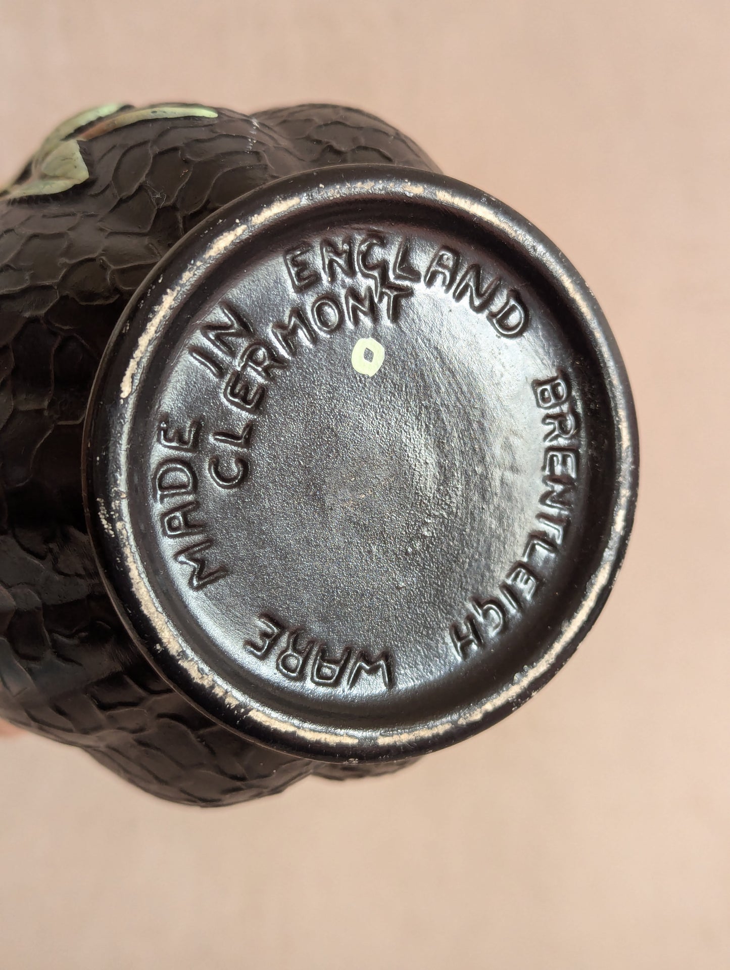 Brentleigh Ware Clermont Rose Black and Yellow Jug Vase