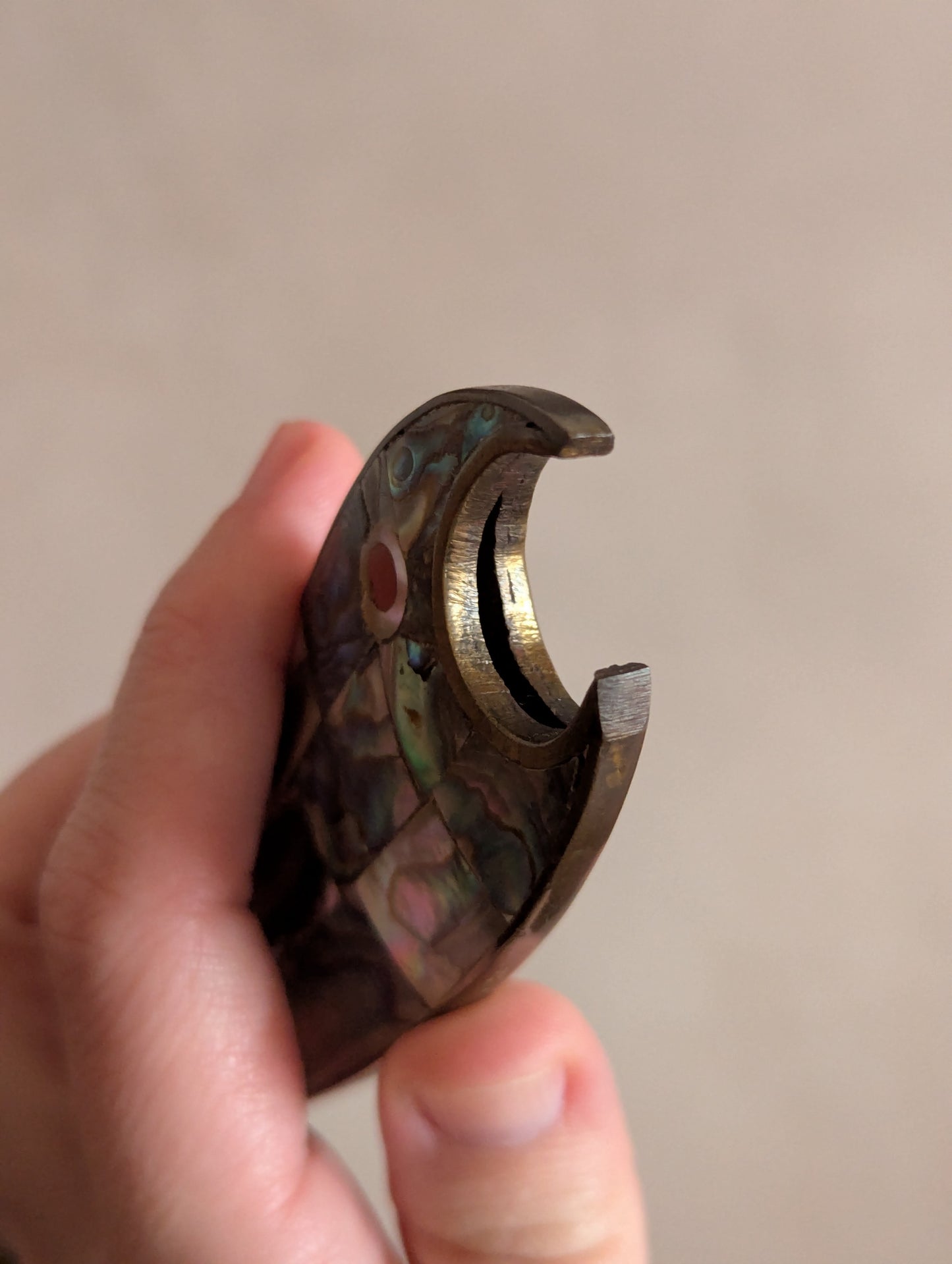 Mexican Brass Abalone Fish-Shaped Bottle Opener