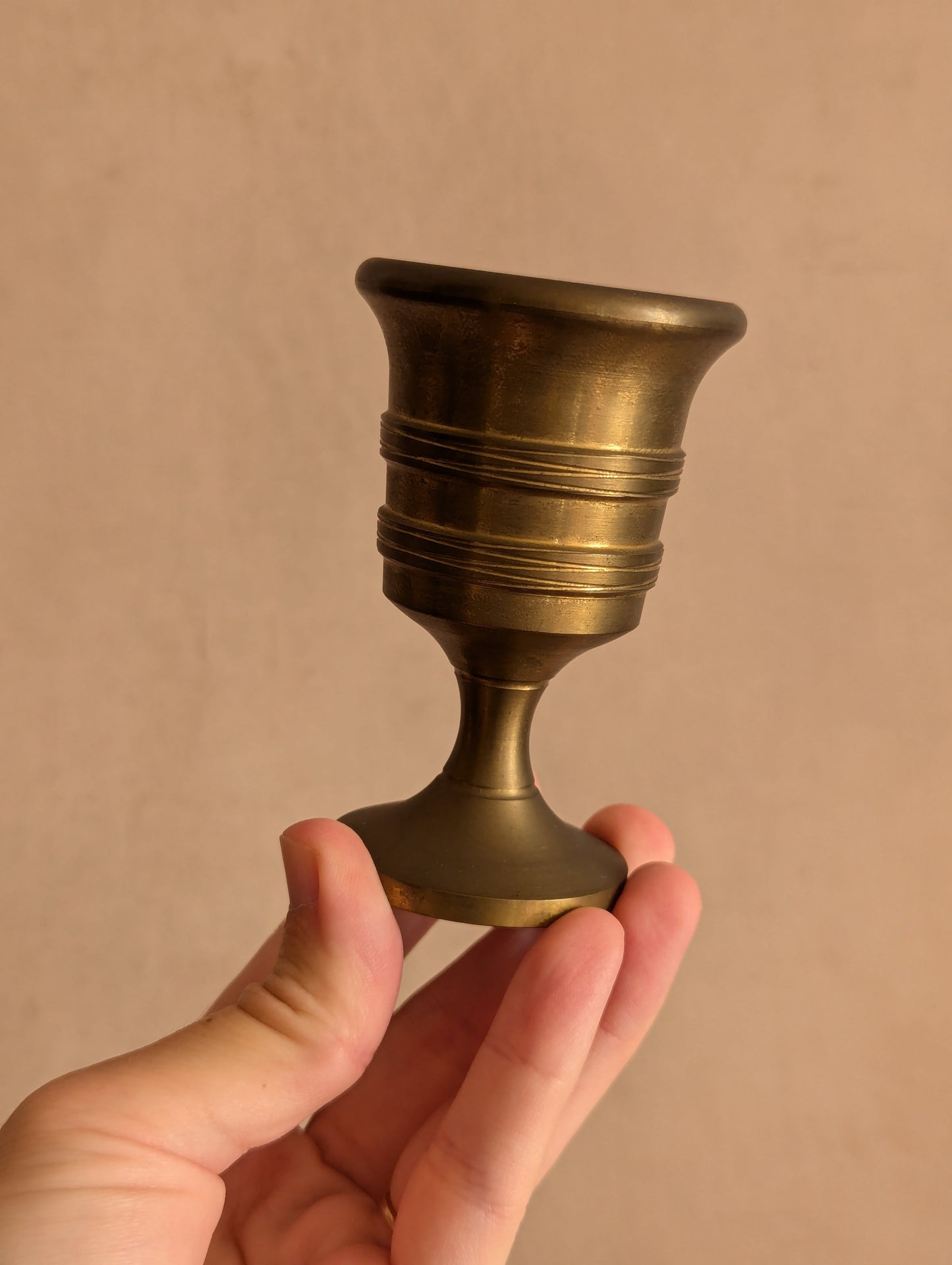 German AEG-Telefunken Solid Brass Egg Cup or Mortar