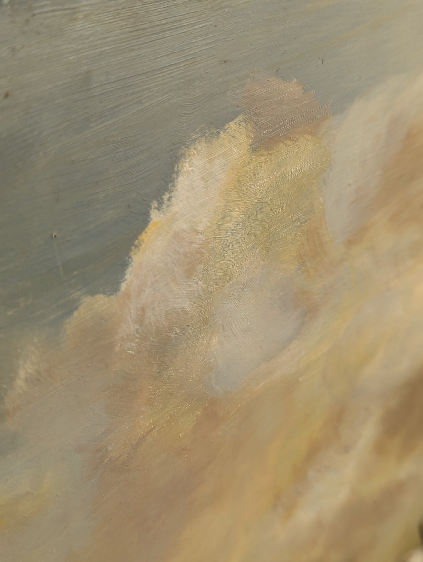 Stormy Stonehenge Oil on Board Expressionist Painting