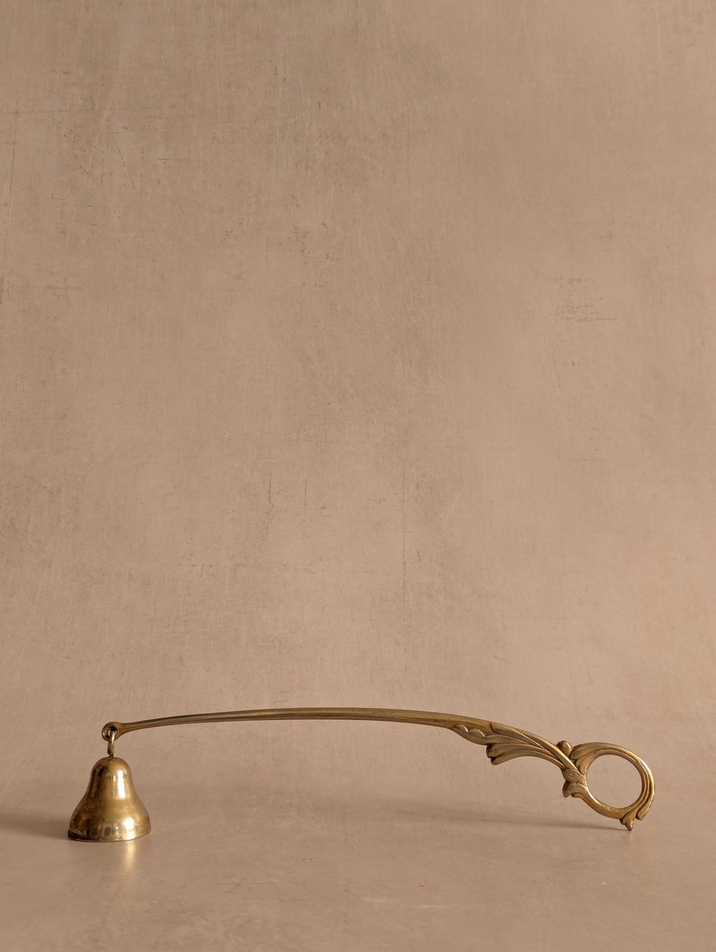Feminine Flourish Gold Tone Candle Snuffer