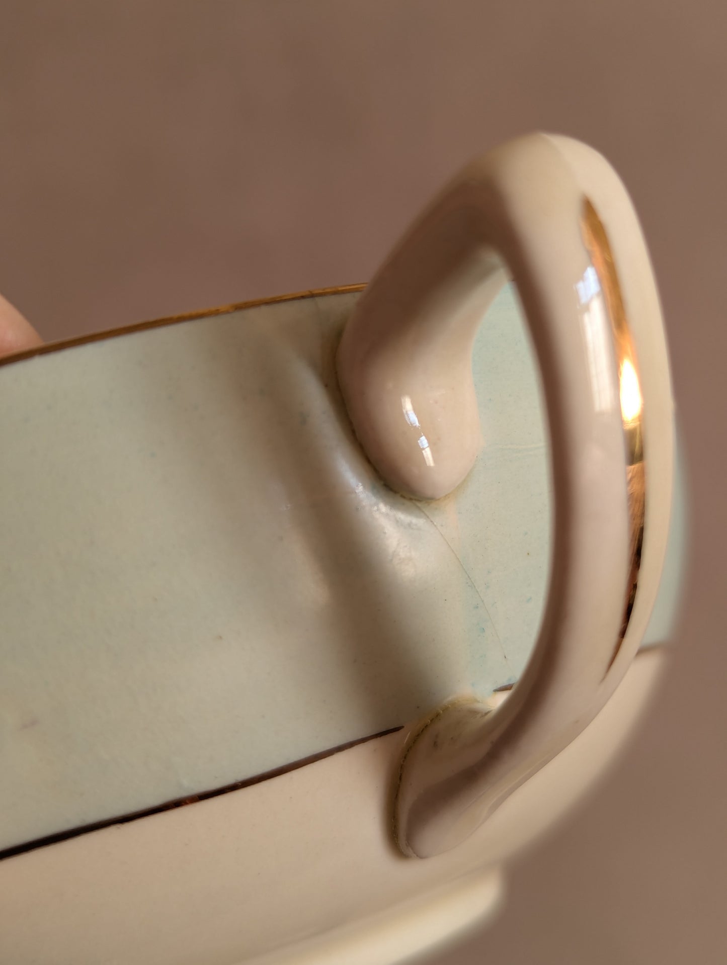 Susie Cooper Sage Art Deco Twin-Handled Bowls, Set of Three