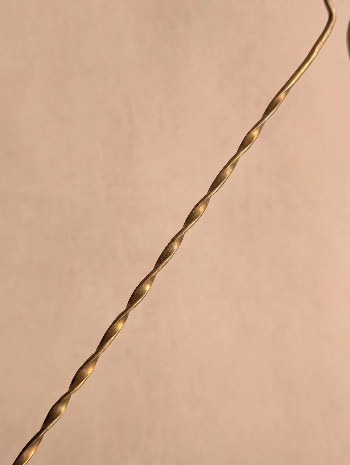 Spiral Brass Bell-Shaped Candle Snuffer
