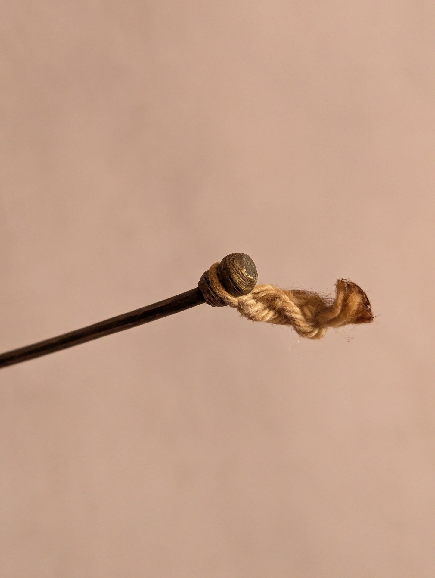 Spiral Brass Bell-Shaped Candle Snuffer