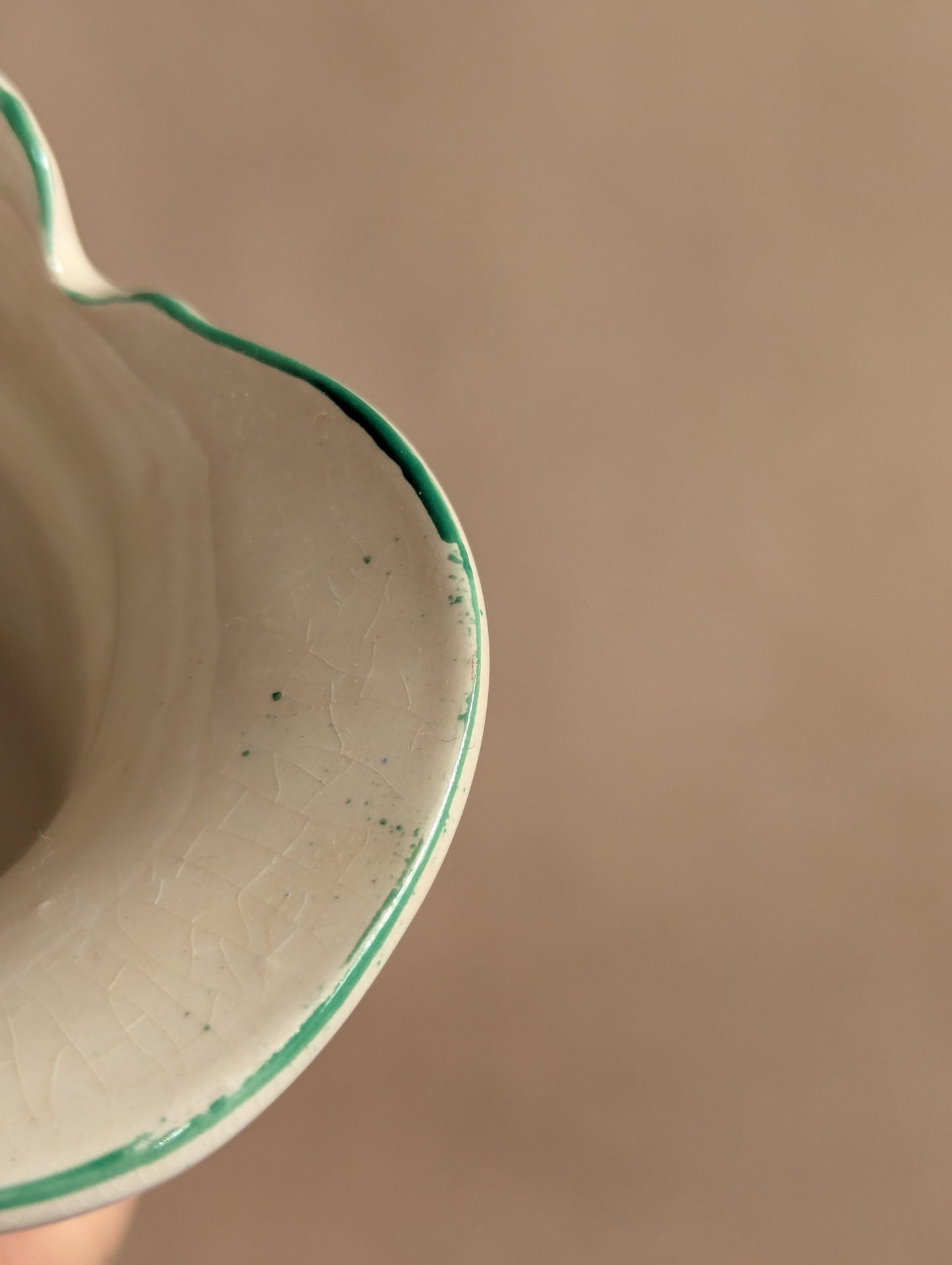 Chinese Rose Ceramic Pitcher, James Kent Old Foley