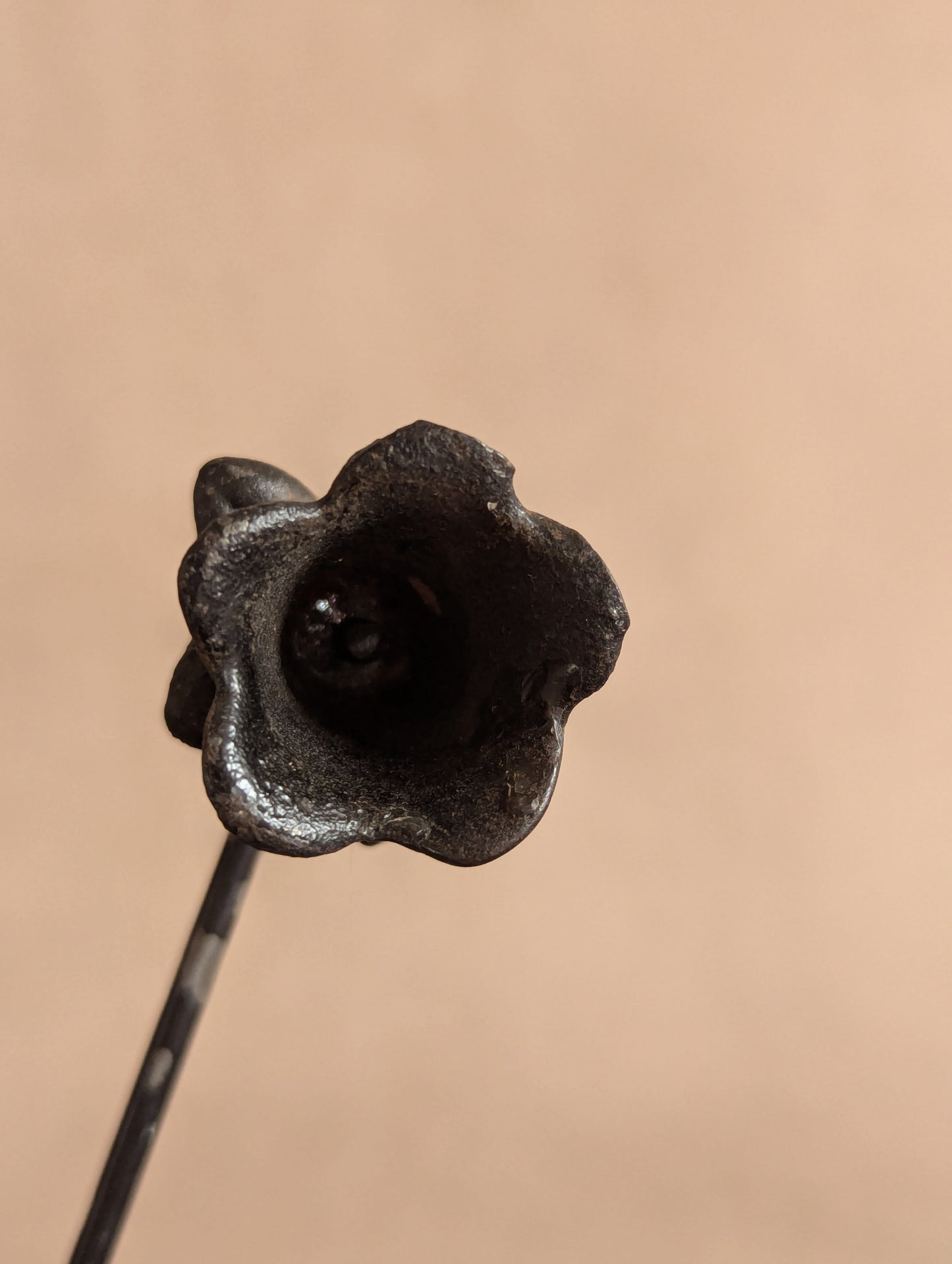 Iron Swirl Whimsical Flower Candle Snuffer
