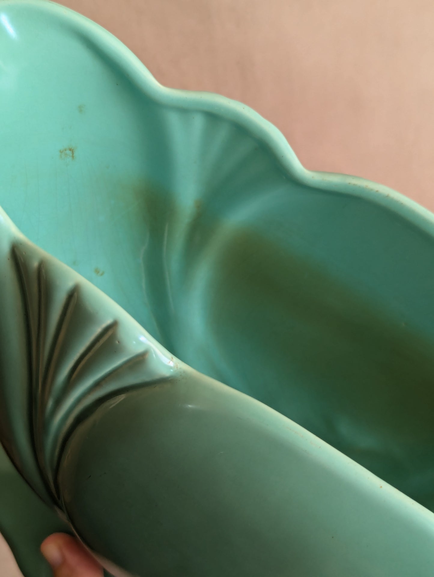 Dartmouth Large Turquoise Ceramic Mantel Vase