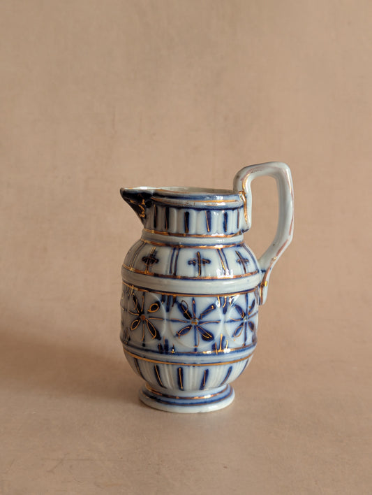 Hand-Painted Early 20th Century Miniature Barrel Jug