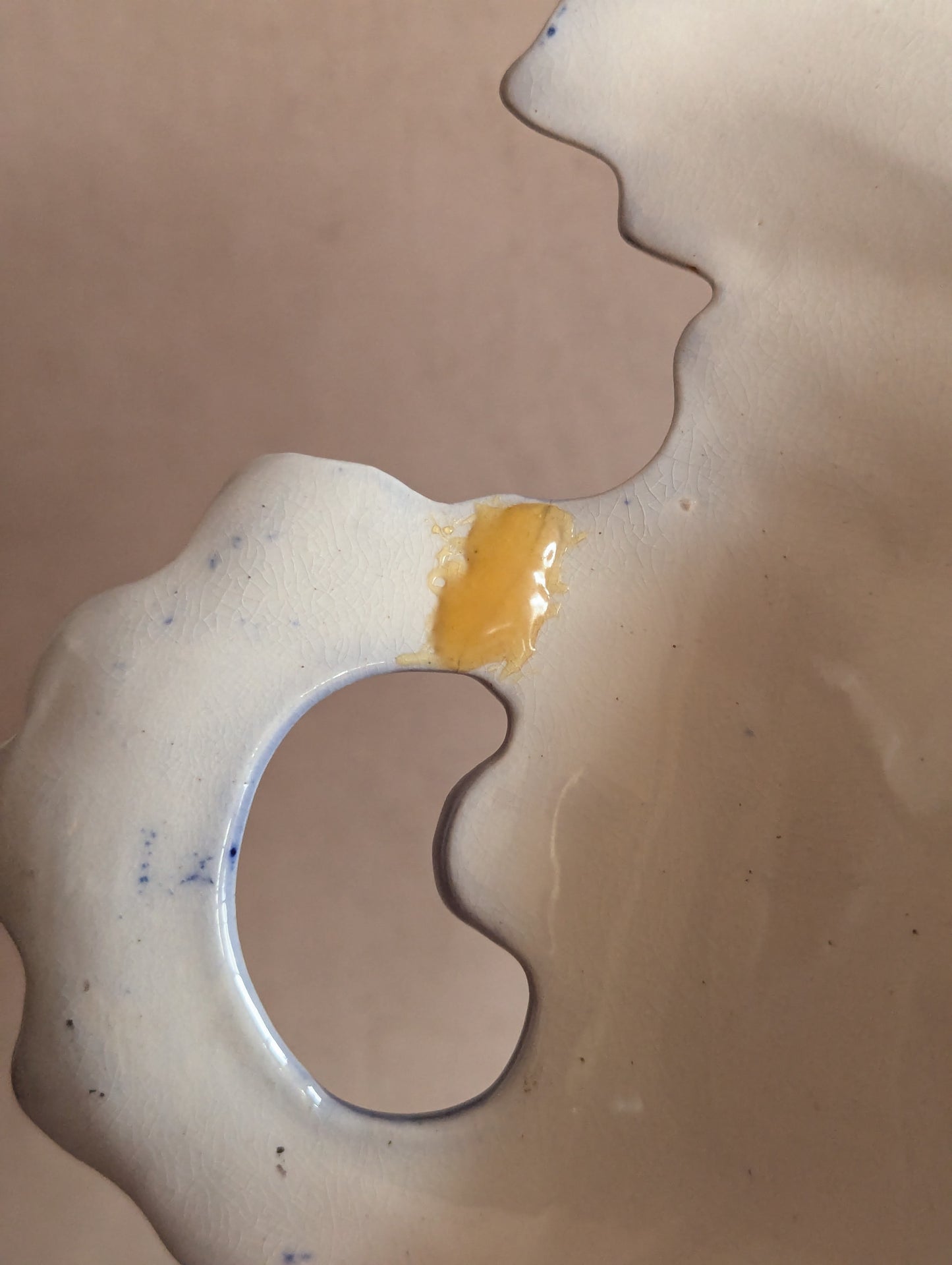 Deep Blue & Gilt Rococo Decorative Dish