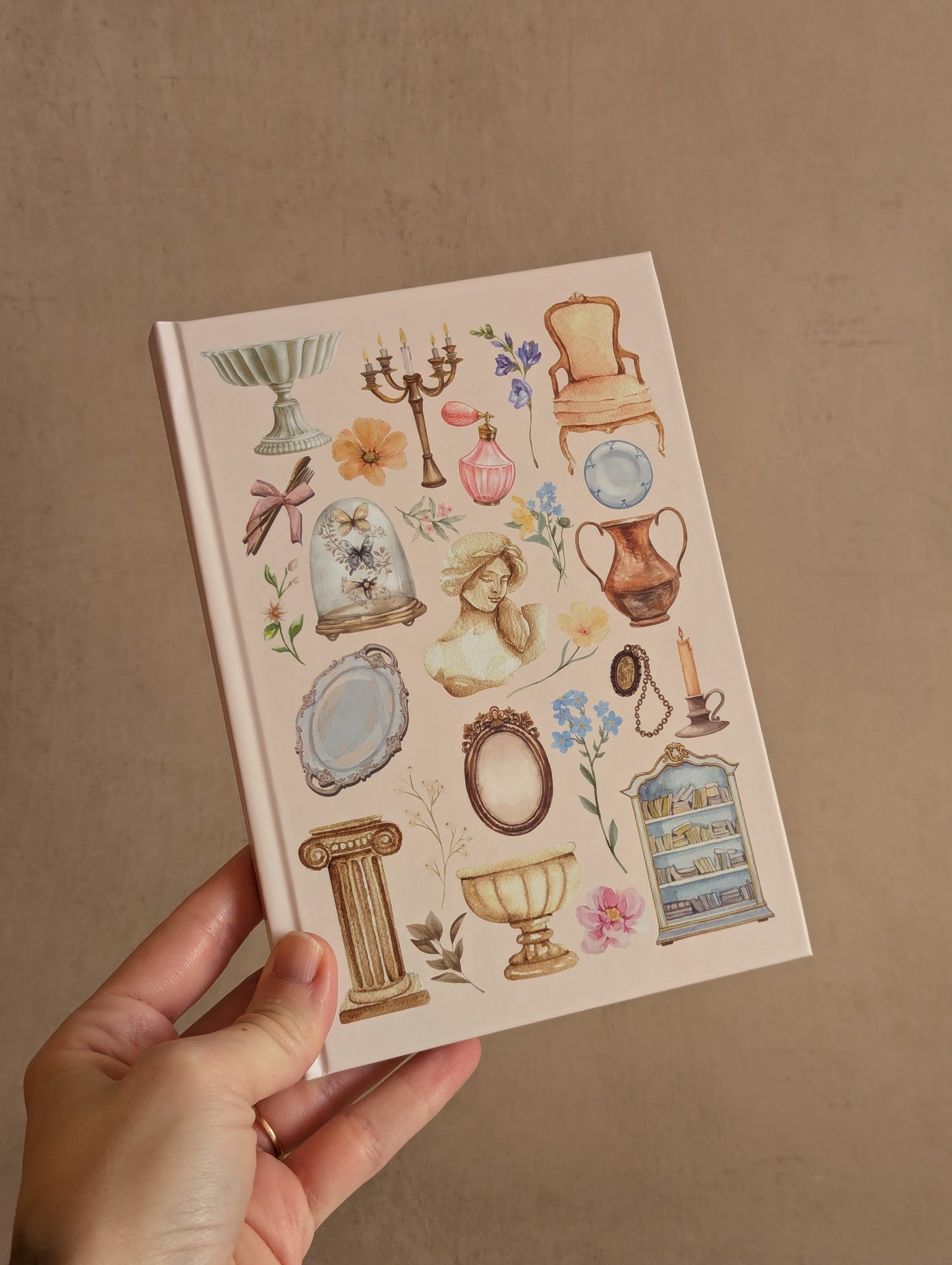 "Antique Lover" Vintage-Inspired Hardback Journal