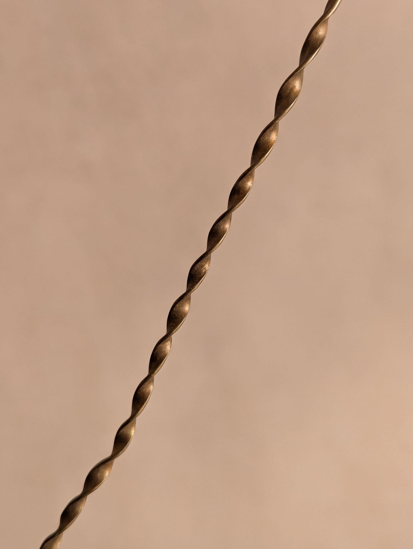 Lightweight Indian Spiral Brass Candle Snuffer