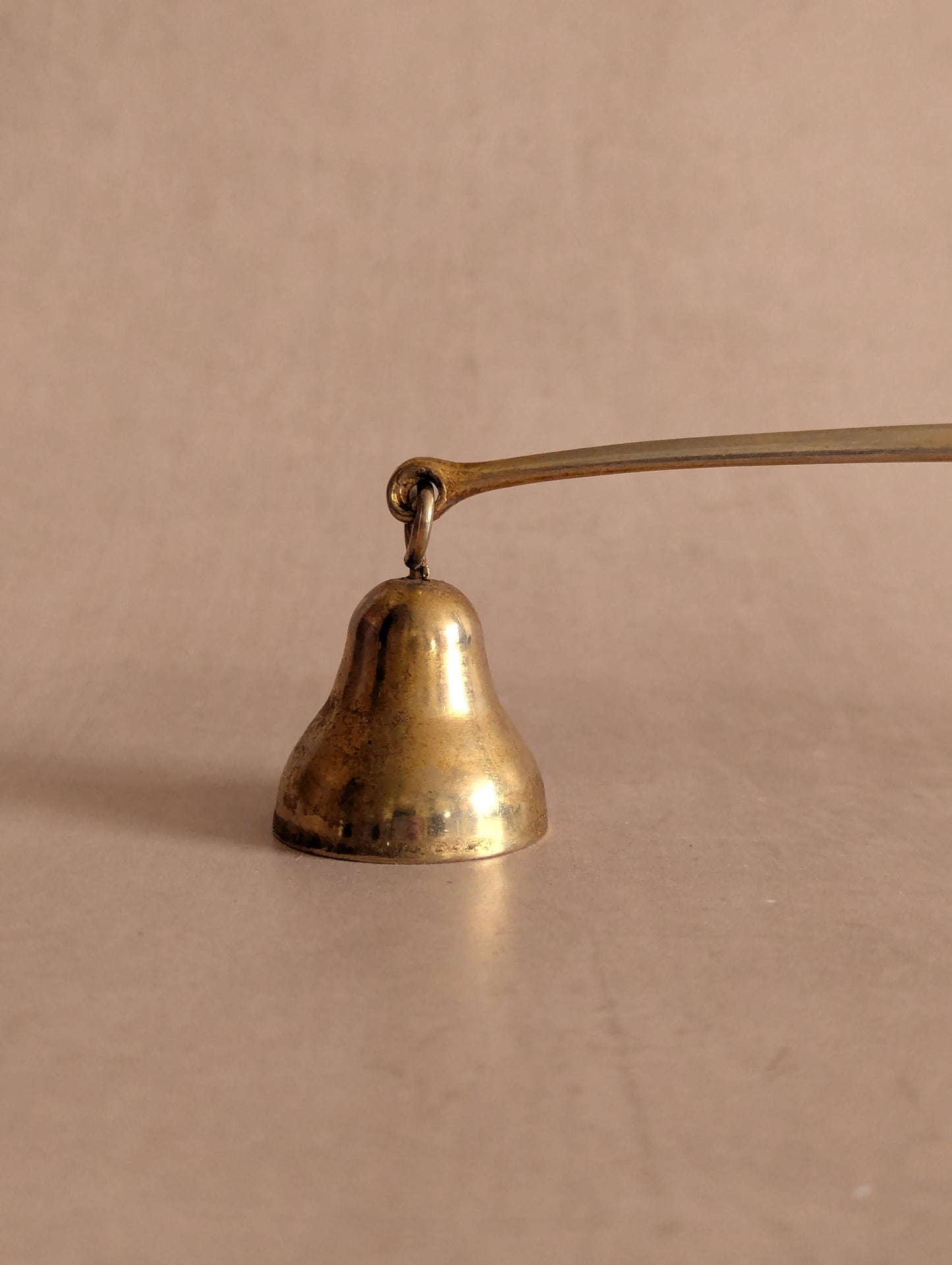 Feminine Flourish Gold Tone Candle Snuffer