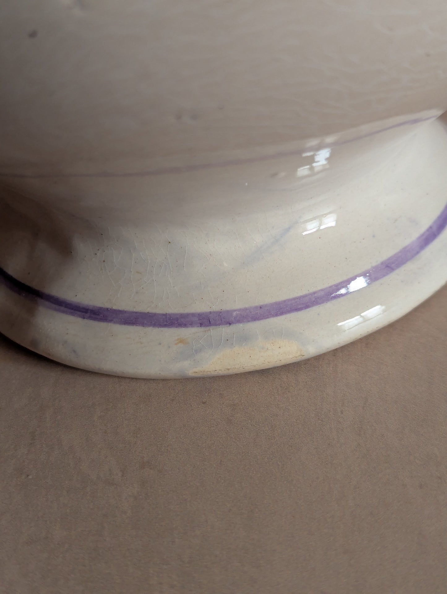 Rare Antique 19th Century Large Spongeware Jug