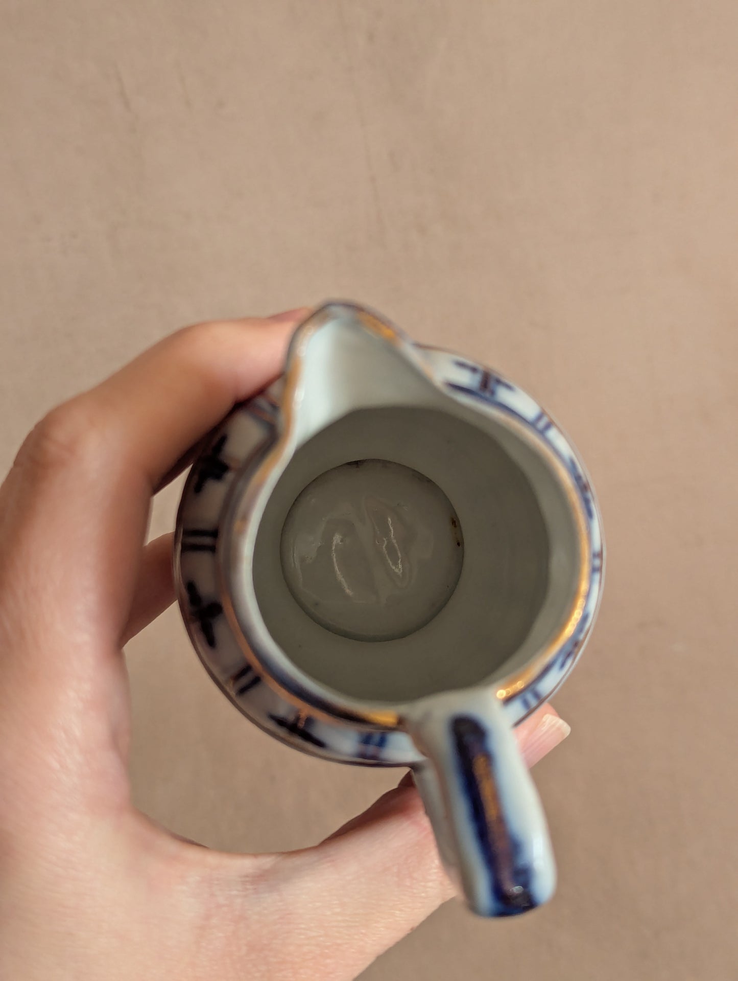 Hand-Painted Early 20th Century Miniature Barrel Jug