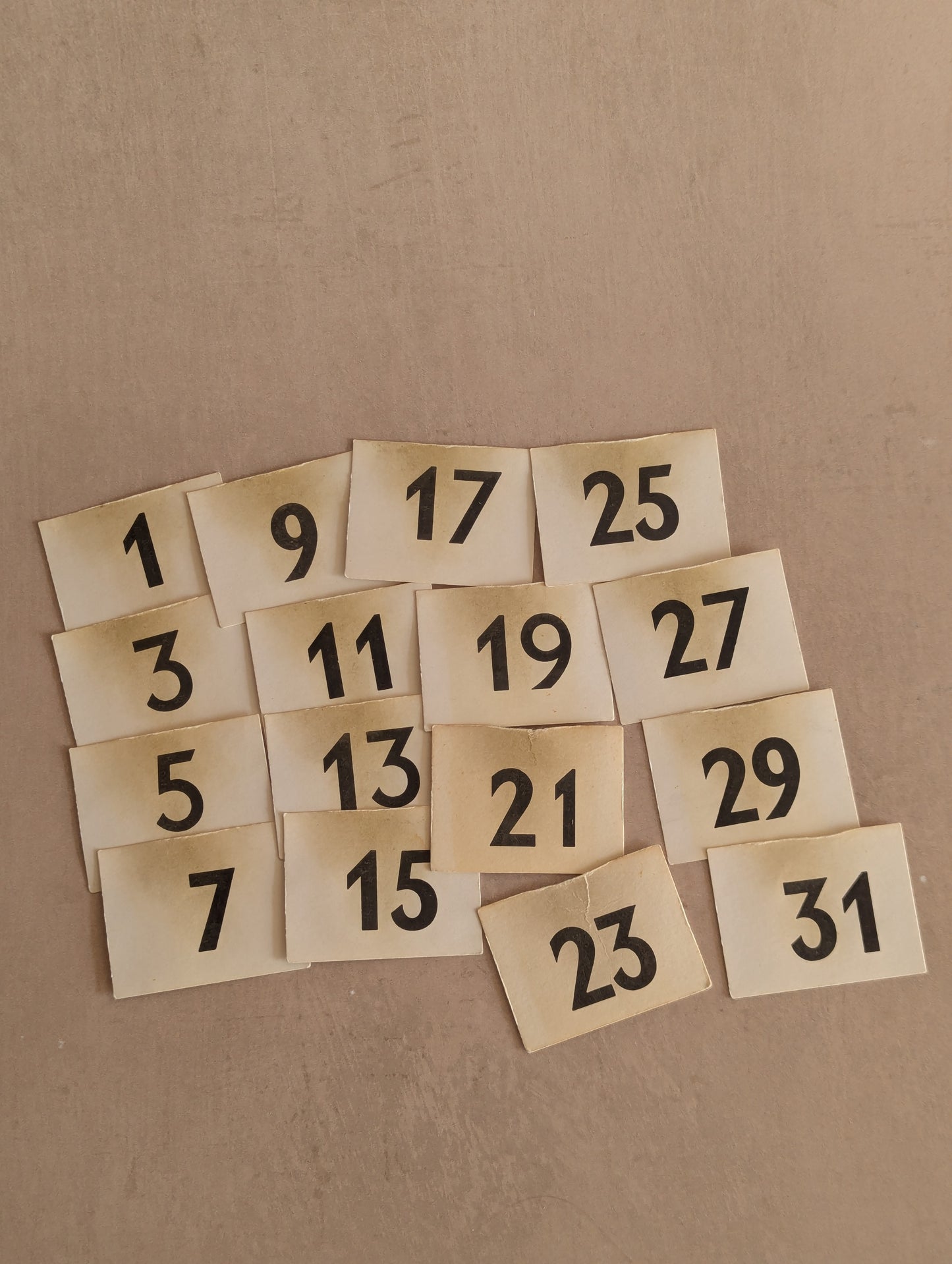 Wooden Antelope Art Deco Perpetual Desk Calendar