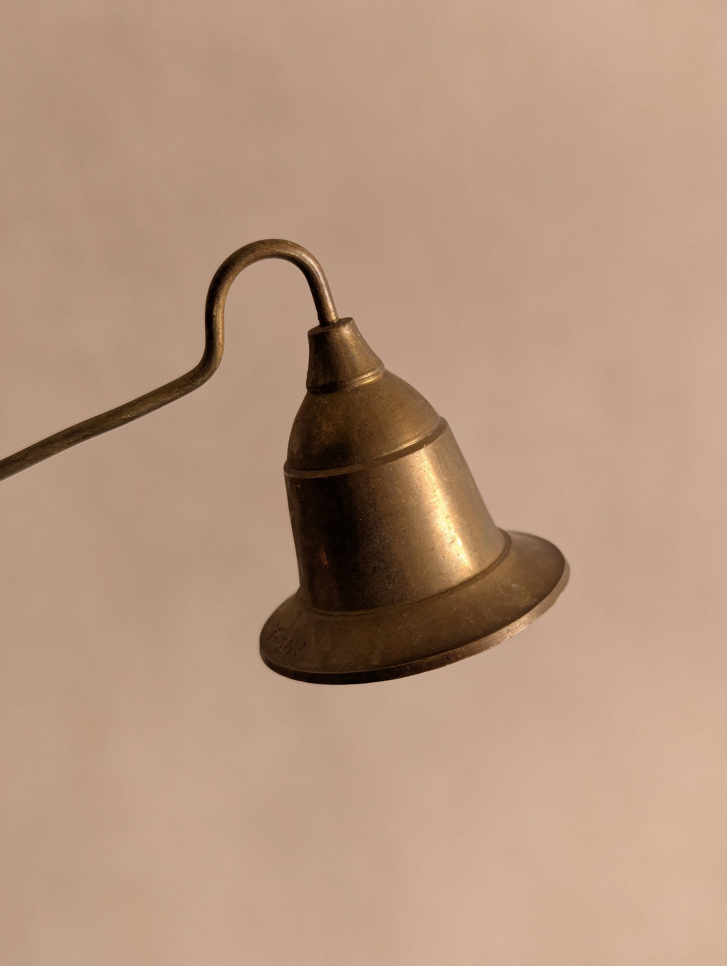 Lightweight Indian Spiral Brass Candle Snuffer