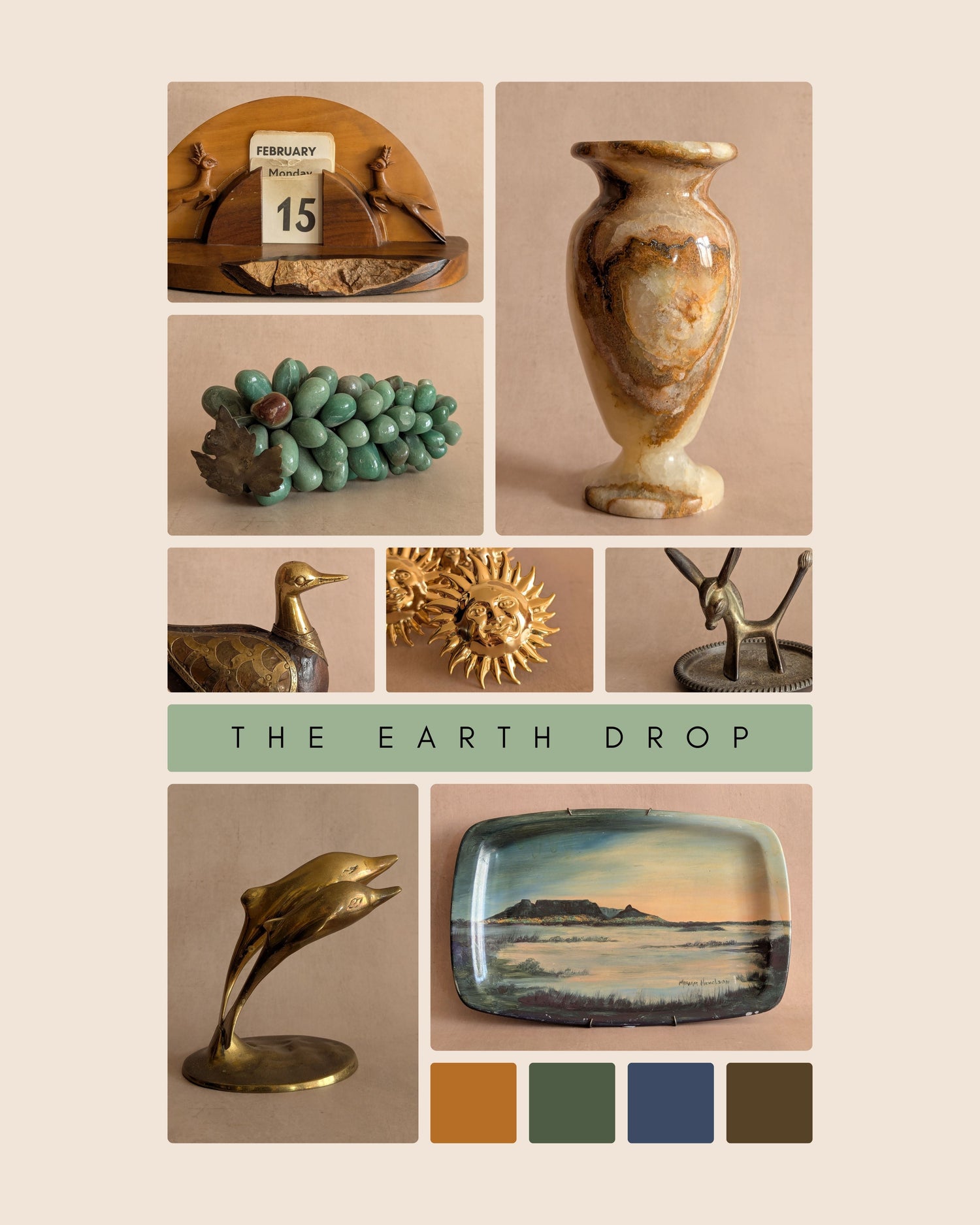 The Earth Drop - Nature & Animals Vintage Home Decor