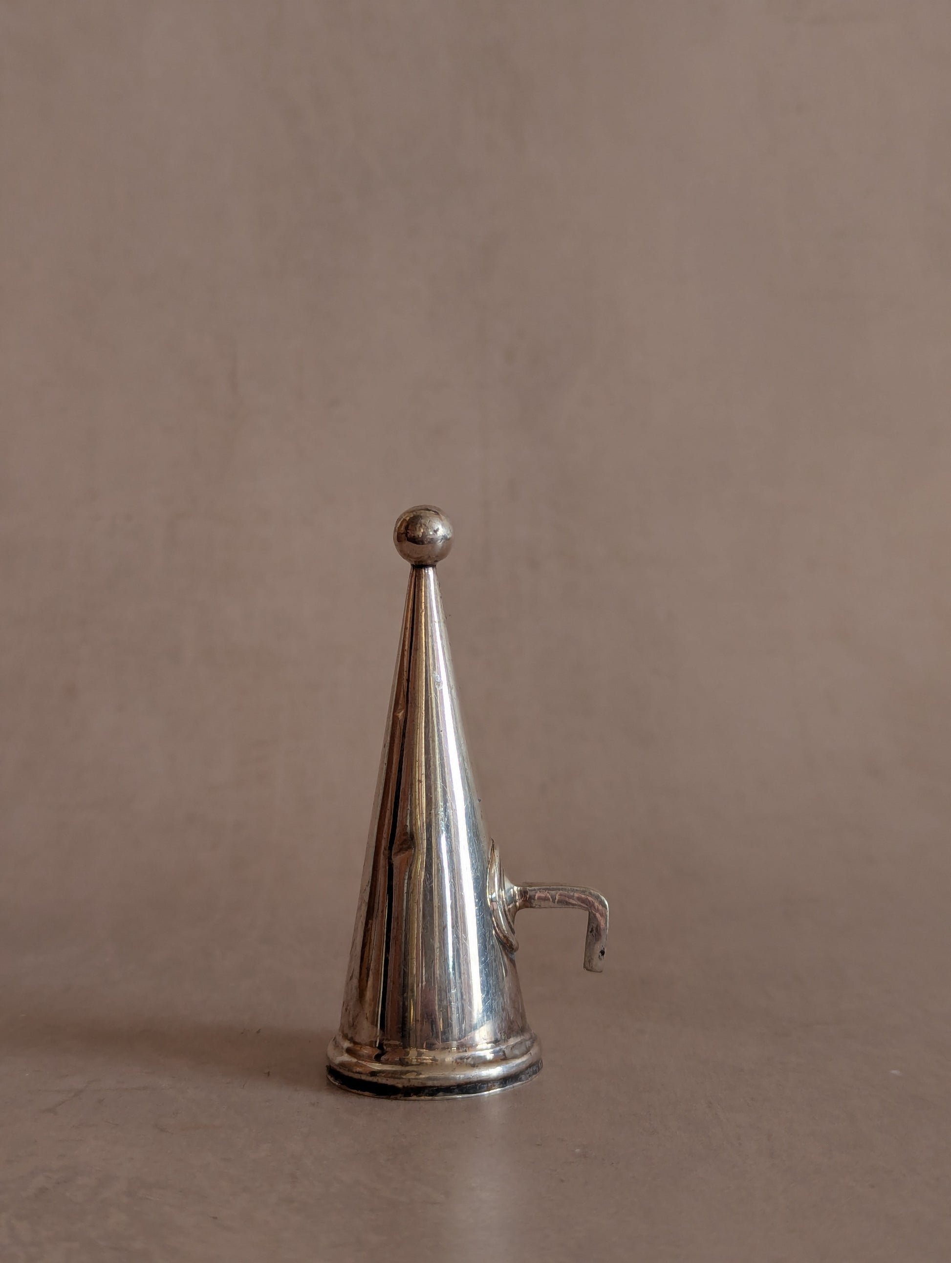 Antique Silver Tone Candle Snuffer No. 3