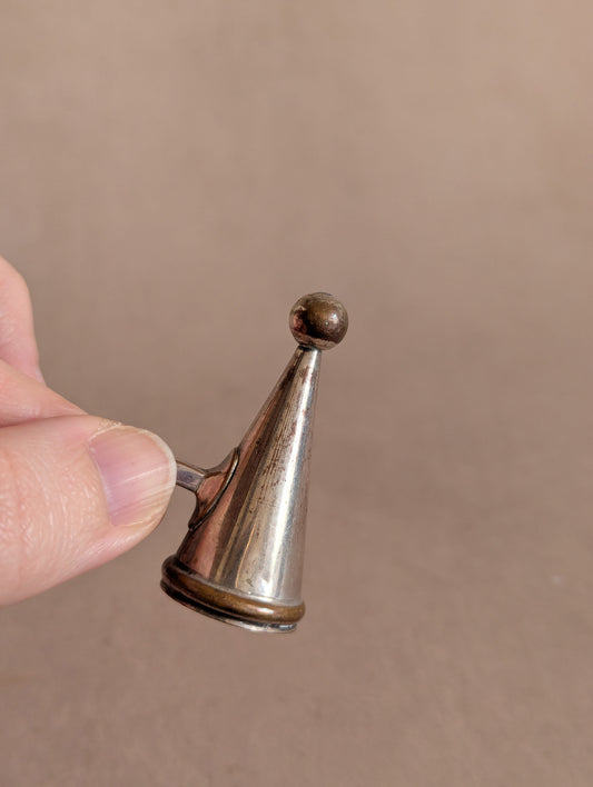 Antique Silver Tone Candle Snuffer No. 5