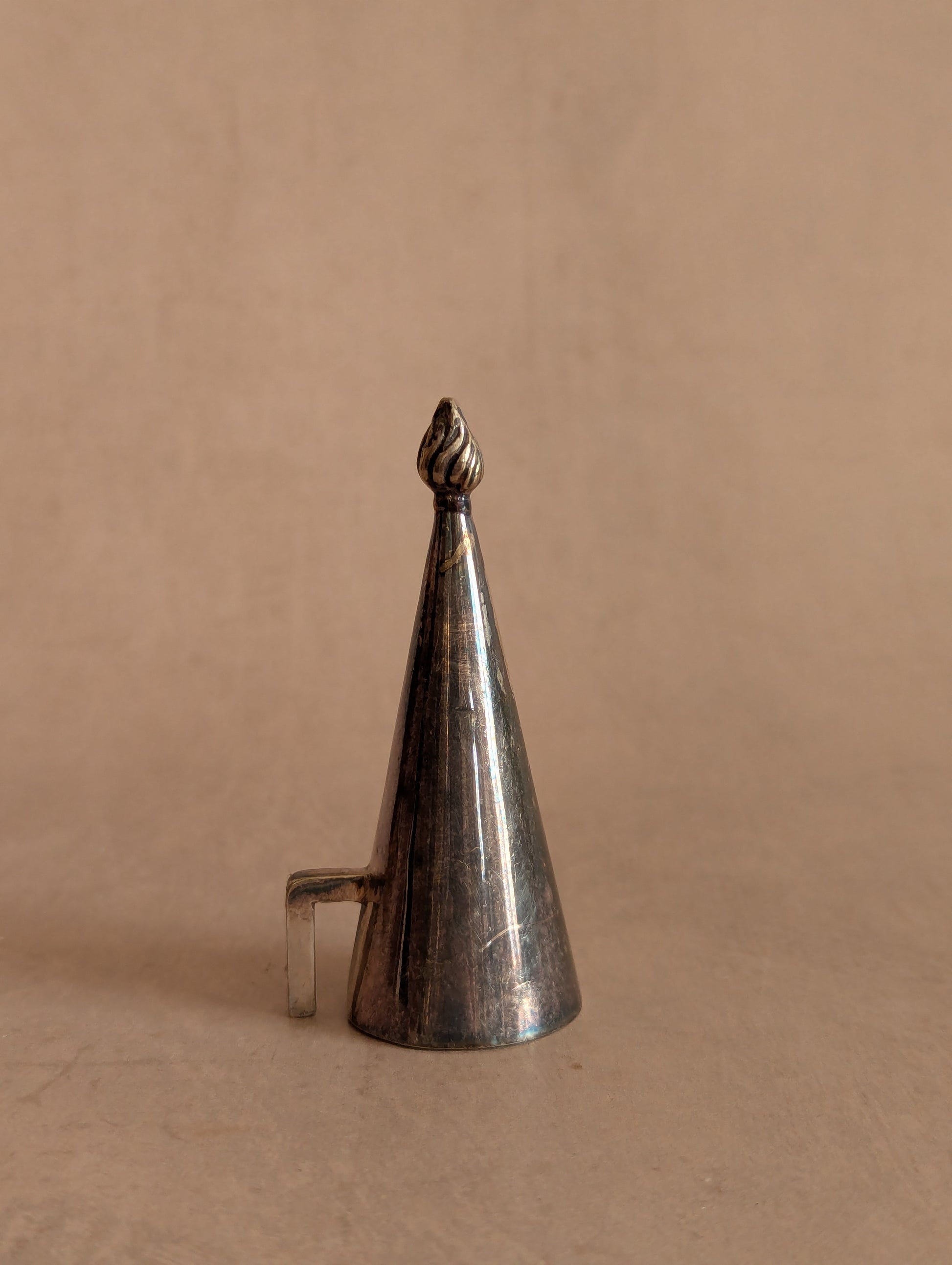 Antique Silver Tone Candle Snuffer No. 6