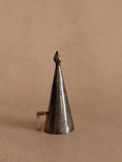 Antique Silver Tone Candle Snuffer No. 6