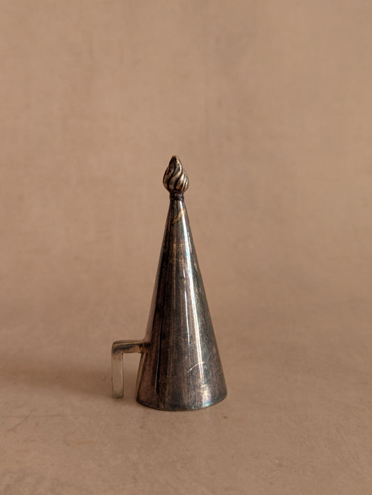 Antique Silver Tone Candle Snuffer No. 6