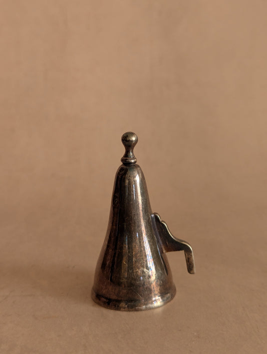 Antique Silver Tone Candle Snuffer No. 7