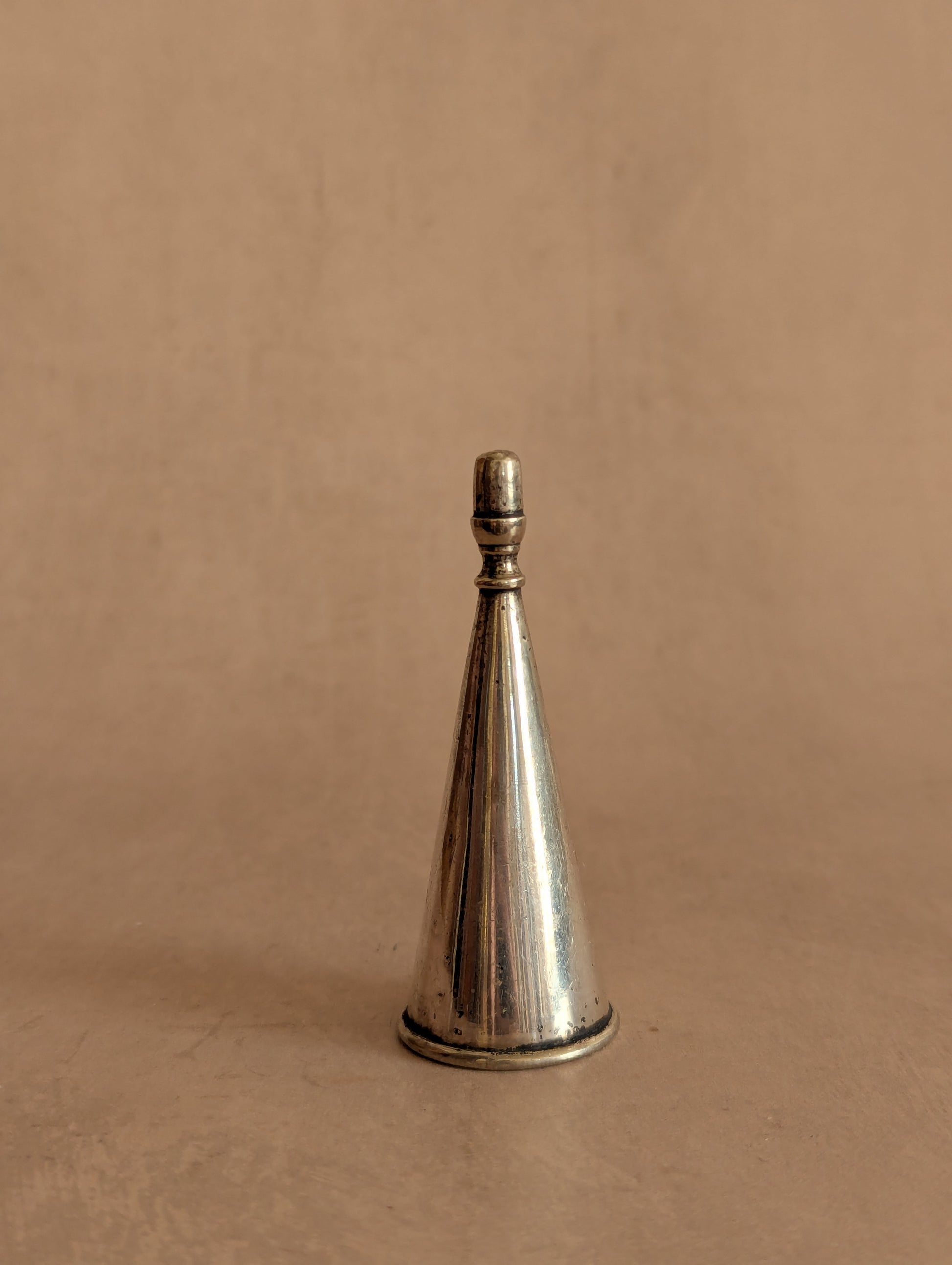 Antique Silver Tone Candle Snuffer No. 8
