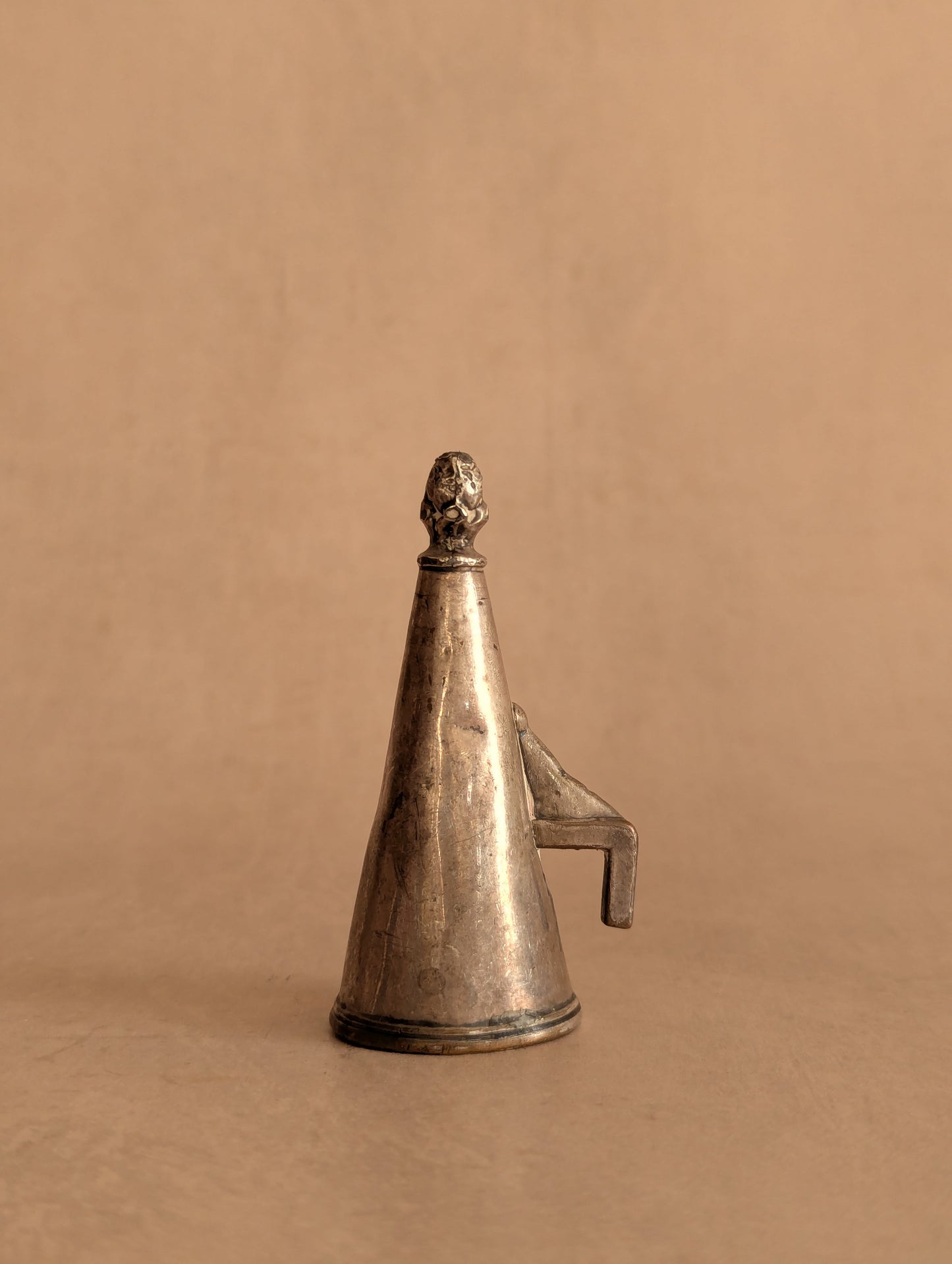 Antique Silver Tone Candle Snuffer No. 9