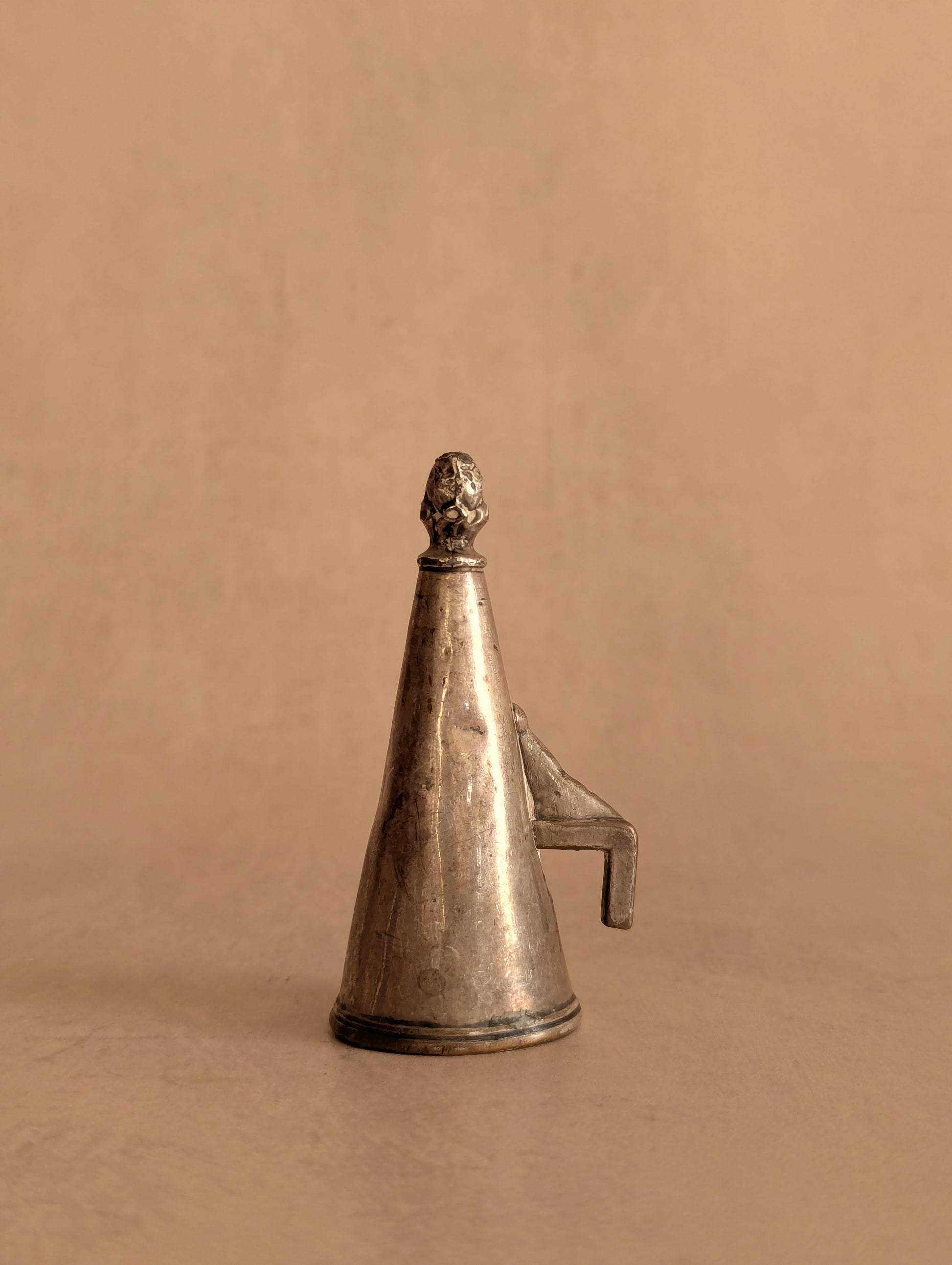 Antique Silver Tone Candle Snuffer No. 9