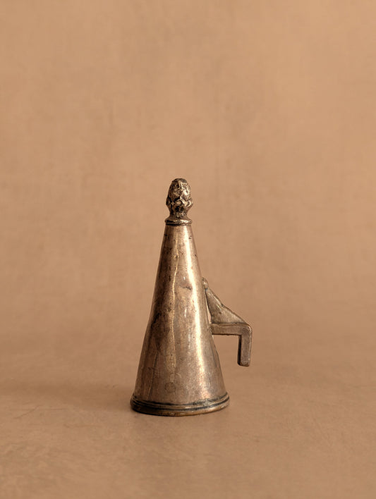 Antique Silver Tone Candle Snuffer No. 9