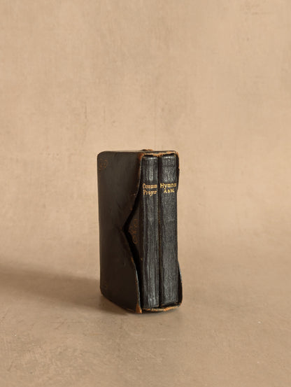Miniature Antique Leather Bound Keepsake Common Prayer Books & Case