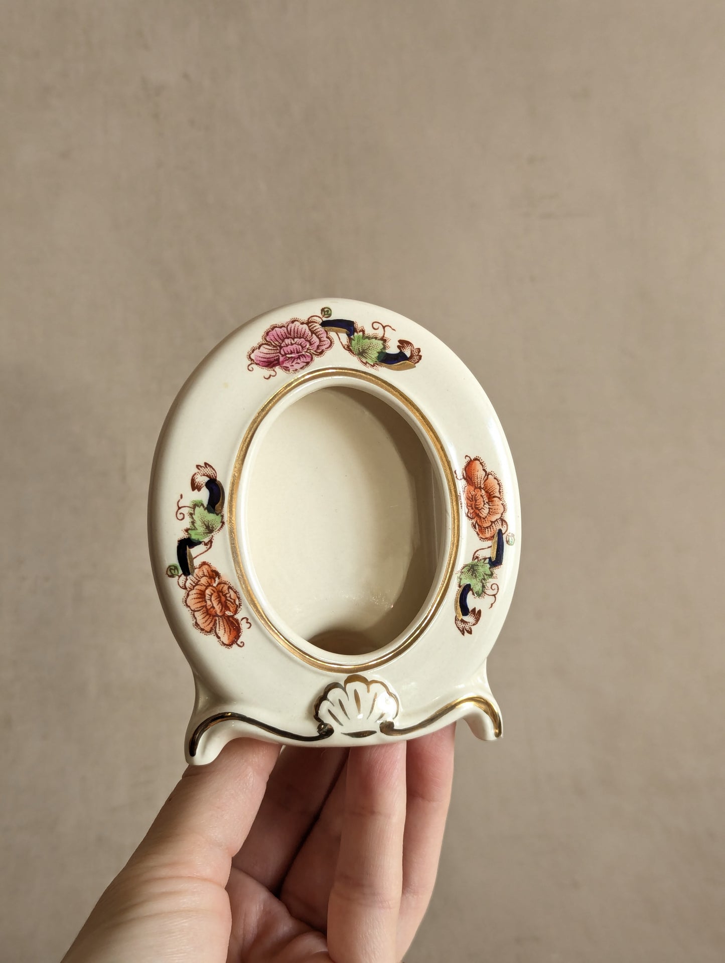 Vintage Mason's Mandalay Ironstone Ceramic Picture Frame