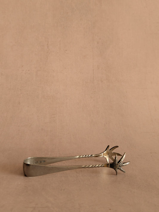 Vintage Silver Plated EPNS Bird Claw Sugar Tongs