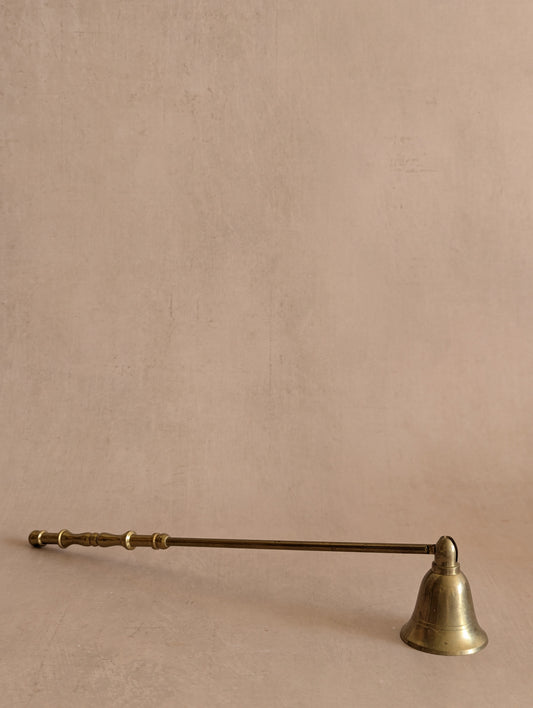 Vintage Solid Brass Feminine Bell Shaped Snuffer