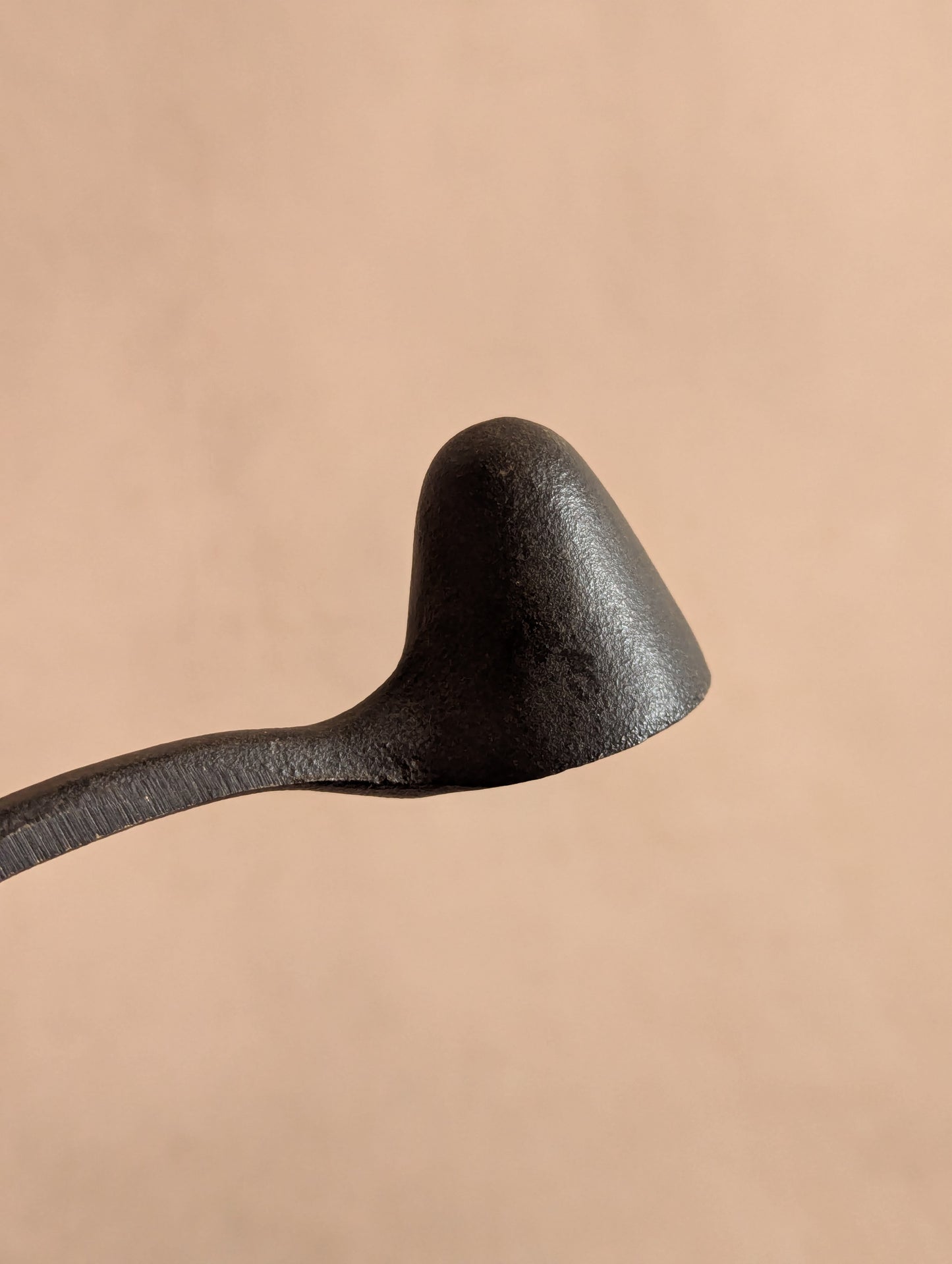 Minimalist Black Cast Iron Candle Snuffer
