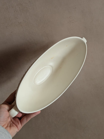 Large White Wedgwood Moonstone Mantel Vase