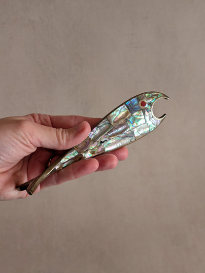 Mexican Brass Abalone Fish-Shaped Bottle Opener