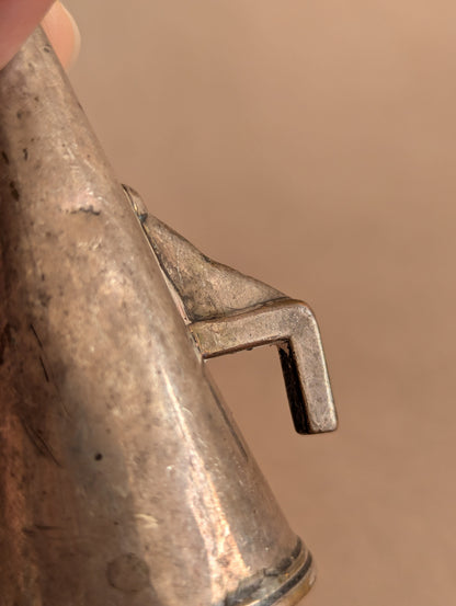 Antique Silver Tone Candle Snuffer No. 10