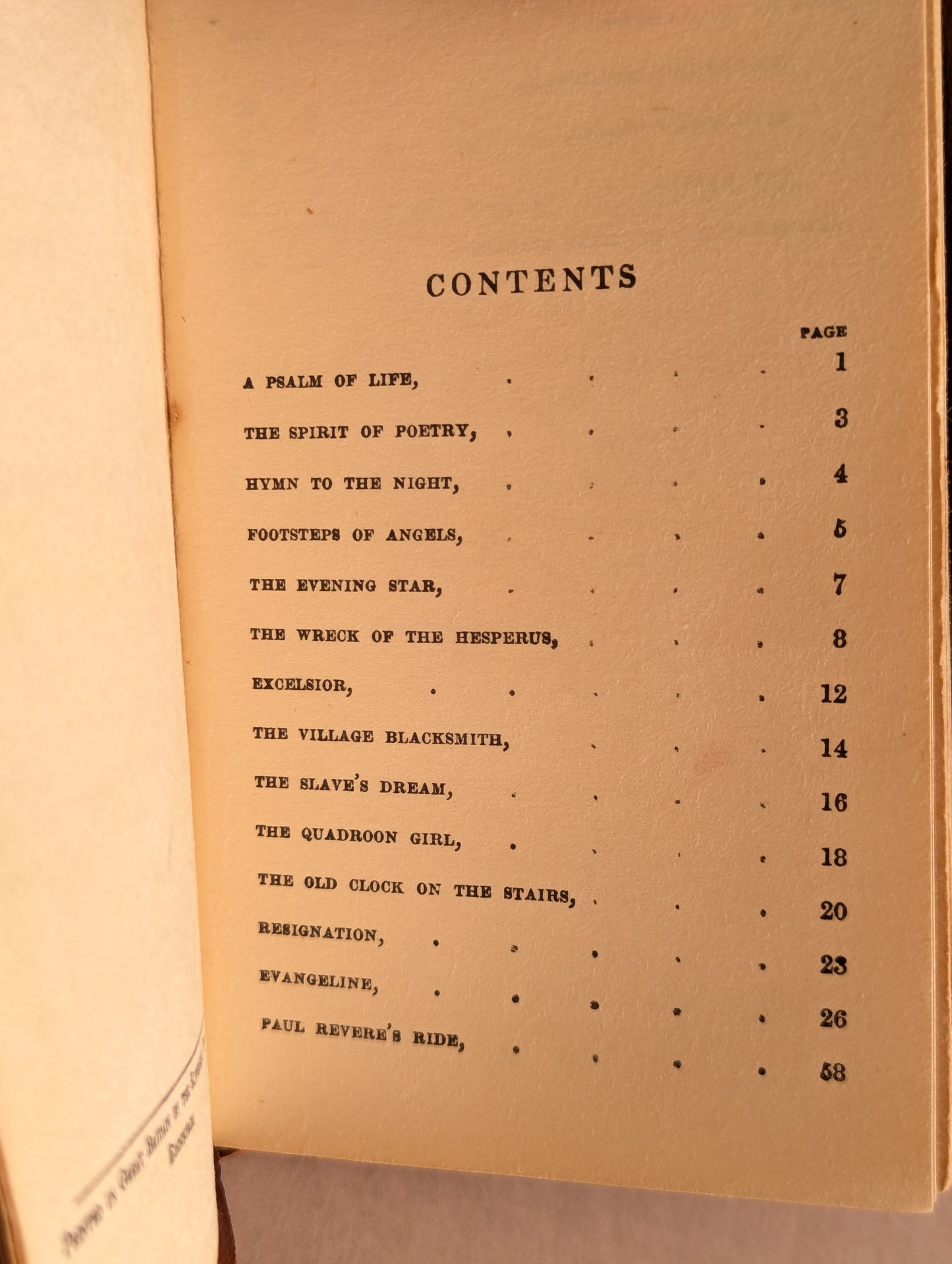Selections From Longfellow Leather Bound Book