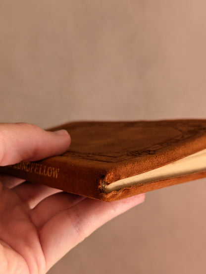 Selections From Longfellow Leather Bound Book