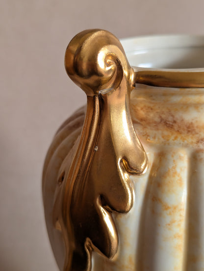 Ceramic Neoclassical Greco-Roman Goddess Vase